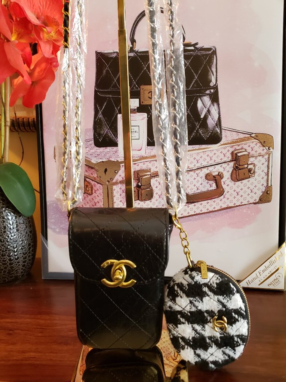 New CC Novelty Trio Shoulder Bag/Crossbody Bag/Coin Pouch